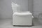 Maralunga Sofa in White Leather by Vico Magistretti for Cassina, Italy, 1970s 22