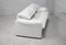 Maralunga Sofa in White Leather by Vico Magistretti for Cassina, Italy, 1970s 20