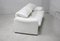 Maralunga Sofa in White Leather by Vico Magistretti for Cassina, Italy, 1970s, Image 20
