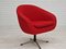 Scandinavian Swivel Lounge Chair in Wool by Karl Eric Klote, 1960s, Image 21