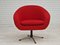 Scandinavian Swivel Lounge Chair in Wool by Karl Eric Klote, 1960s 11