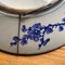 Large Blue & White Porcelain Carp Plate, Japan, 1880s 7
