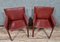 Cab 413 Armchairs in Oxblood Leather by Mario Bellini for Cassina, 1970, Set of 2, Image 6