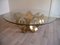 Mid-Century Gold Glass & Forged Steel Coffee Table, 1960s 18