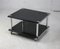 Space Age Coffee Table in Black Lacquered Steel with Double Trays, France, 1970s 6