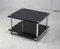 Space Age Coffee Table in Black Lacquered Steel with Double Trays, France, 1970s, Image 6