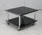 Space Age Coffee Table in Black Lacquered Steel with Double Trays, France, 1970s, Image 15