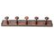 17th Century Rosewood and Ebony Coat Rack attributed to Herman Doomer Amsterdam 2