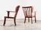 Canada Easy Chairs by Christian E. Hansen for Fritz Hansen, Denmark, 1940s, Set of 2 3