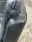Vintage German Sofa in Black Leather and Chrome Feet, 1960s, Image 10