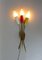 Lámparas de pared italianas de tres luces, años 50. Juego de 2, Imagen 5