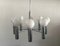 Mid-Century German Space Age Chandelier from Hustadt Leuchten, 1960s 4