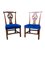 Edwardian Mahogany Dining Chairs in the style of Hepplewhite, Set of 2 1