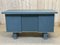 Vintage Desk in Metal and Covered with Skai, 1960s, Set of 5, Image 2