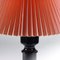 Danish Glass Table Lamp from E.S. Horn, 1970s, Image 4