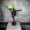 Lampe de Bureau Figurative Style Art Déco Bronzée 4