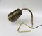 Scandinavian Adjustable Brass Table Lamp, 1950s 2