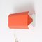 Orange Adjustable Wall Lamp from Hamalux, 1970s 1