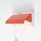 Orange Adjustable Wall Lamp from Hamalux, 1970s 2