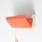 Orange Adjustable Wall Lamp from Hamalux, 1970s 3