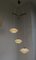 Lampada da soffitto Cascade in vetro e ottone di Doria Leutchen, anni '50, Immagine 9