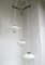 Lampada da soffitto Cascade in vetro e ottone di Doria Leutchen, anni '50, Immagine 3