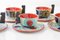 Servicio de café de cerámica pintada de Nicolay Dulgheroff para Ceramiche Mazzotti Albisola, años 60. Juego de 15, Imagen 4