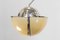 Lámpara de pie Packman italiana con difusor de metacrilato, base de hierro fundido y vástago de metal cromado, años 70, Imagen 6