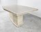 Travertine and Brass Dining Table, 1970s 8