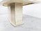 Travertine and Brass Dining Table, 1970s 5