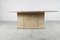 Travertine and Brass Dining Table, 1970s 3
