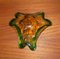 Cuenco de concha verde / amarillo de cristal de Murano, Imagen 3