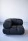 Modular Cameleonda Sofa in Black Leather by Mario Bellini for B&B Italia, 1970s, Set of 8 10