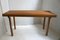 Spanish Wooden Slats Side Table, 1950s 1