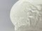 Italienische Urnenvase aus weiß glasiertem Porzellan aus glasiertem Porzellan, Bassano zugeschrieben, 1930er 11