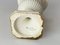 Italienische Urnenvase aus weiß glasiertem Porzellan aus glasiertem Porzellan, Bassano zugeschrieben, 1930er 7