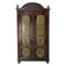 19th Century French Painted Patinated Oak Armoire in Floral Paints, Image 1