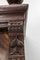 19th Century French Painted Patinated Oak Armoire in Floral Paints 14