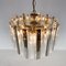 Mid-Century Brass, Glass and Acrylic Chandelier, Austria, 1970s, Image 5