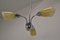 Lámpara de araña Mid-Century atribuida a Elektroinstala Decin, Checoslovaquia, años 70, Imagen 9