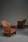 Art Deco French Cubist Chair Set, 1920s, Set of 2 17