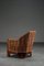 Art Deco French Cubist Chair Set, 1920s, Set of 2 8