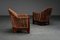 Art Deco French Cubist Chair Set, 1920s, Set of 2 3