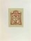 Ex Libris: Wilhem Vaneekhout, grabado en madera, mediados del siglo XX, Imagen 1