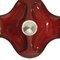 German Red Ceramic Wall Light by Hustadt Keramik, 1970, Image 7