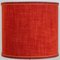 Red Orange Floor Lamp with Silk Lampshade by Hustadt Ker, 1970, Image 6