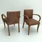 Modernist Bridge Chairs, France, 1930s, Set of 2 5