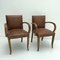 Modernist Bridge Chairs, France, 1930s, Set of 2 3