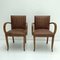 Modernist Bridge Chairs, France, 1930s, Set of 2 4