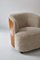 Modern Scandinavian Sheepskin and Pear Tree Easy Chairs attributed to Rolf Engströmer, 1934, Set of 2 9